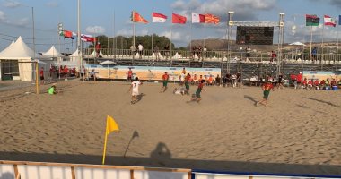 منتخب الكرة الشاطئية يخسر من البرتغال فى دورة ألعاب البحر المتوسط
