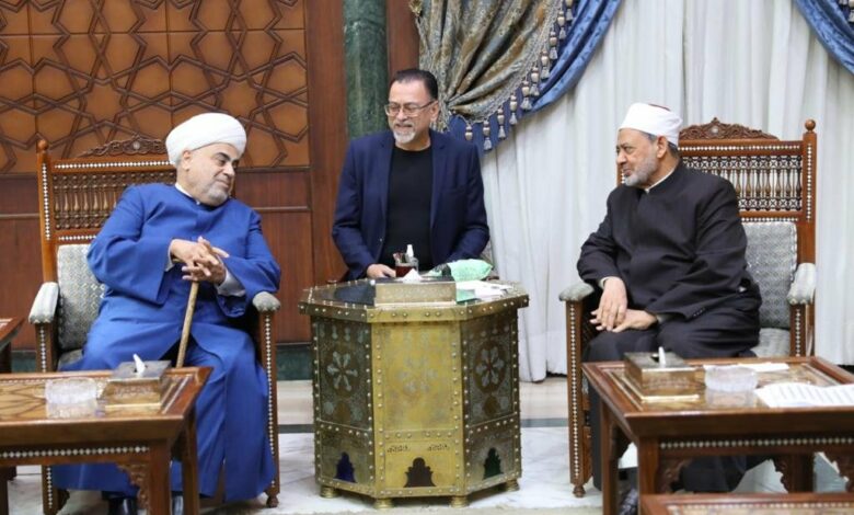 رئيس إدارة مسلمي القوقاز يرسل تحيات الرئيس الأذربيجاني لشيخ الأزهر