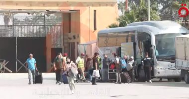 القاهرة الإخبارية: وصول أكثر من 400 من حاملى الجنسيات المزدوجة لمعبر رفح
