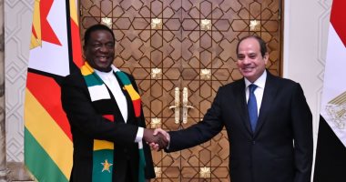 الرئيس السيسى ونظيره الزيمبابوى يتفقان على تطوير التعاون بمجال الزراعة